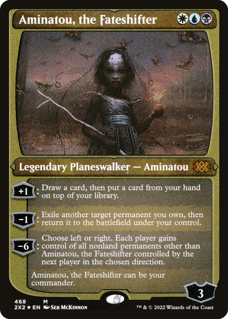 Aminatou, the Fateshifter (Foil Etched) (468) [Double Masters 2022] foil - Deck Out Gaming