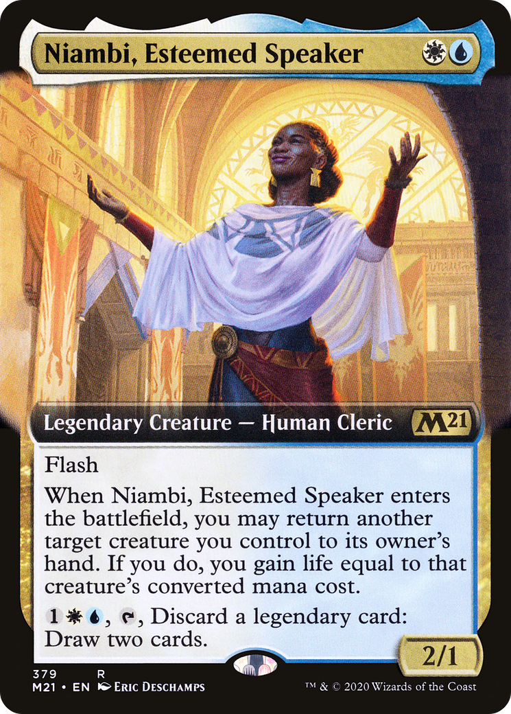 Niambi, Esteemed Speaker (379) [Core Set 2021] - Deck Out Gaming