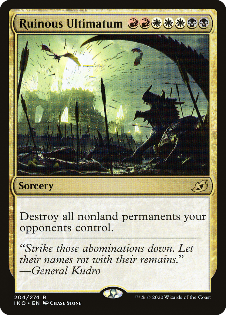 Ruinous Ultimatum (204) [Ikoria: Lair of Behemoths] foil - Deck Out Gaming