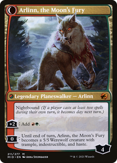 Arlinn, the Pack's Hope (211) [Innistrad: Midnight Hunt] foil - Deck Out Gaming