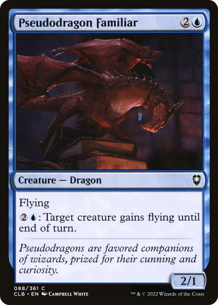 Pseudodragon Familiar (88) [Commander Legends: Battle for Baldur's Gate] foil - Deck Out Gaming