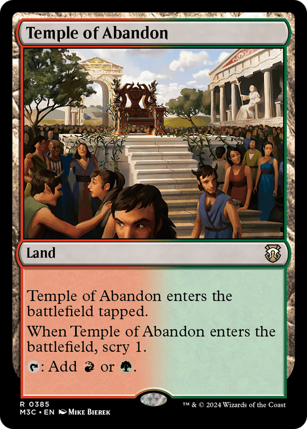 Temple of Abandon (385) [Modern Horizons 3 Commander] - Deck Out Gaming