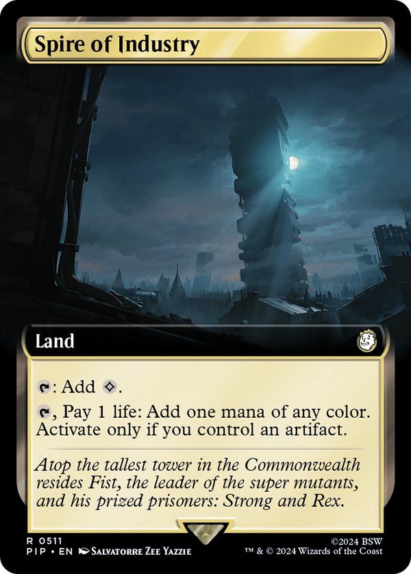 Spire of Industry (Extended Art) (511) [Fallout] foil - Deck Out Gaming