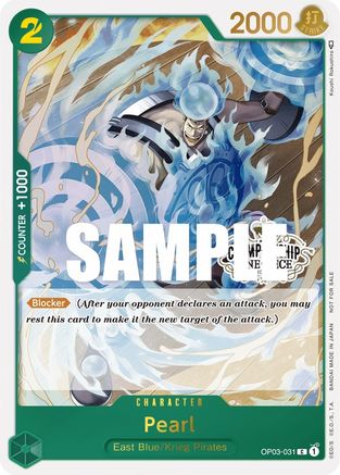 Pearl (Store Championship Participation Pack Vol. 2) (OP03-031) [One Piece Promotion Cards] Foil - Deck Out Gaming