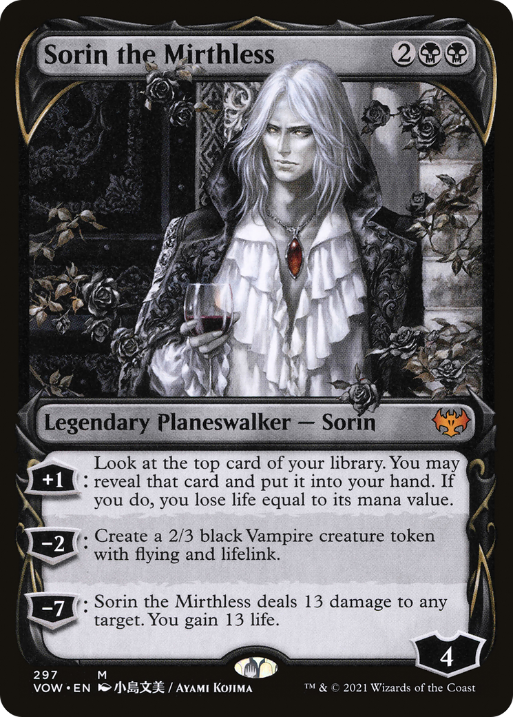 Sorin the Mirthless (Showcase) (297) [Innistrad: Crimson Vow] foil - Deck Out Gaming