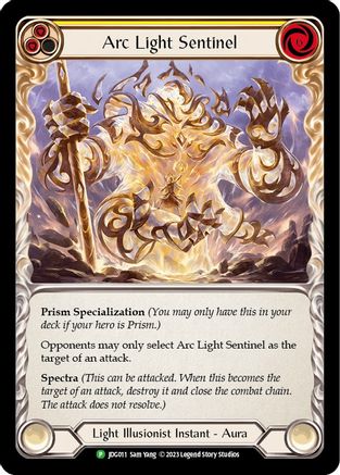 Arc Light Sentinel - JDG011 (JDG011) [Flesh and Blood: Promo Cards] Cold Foil - Deck Out Gaming