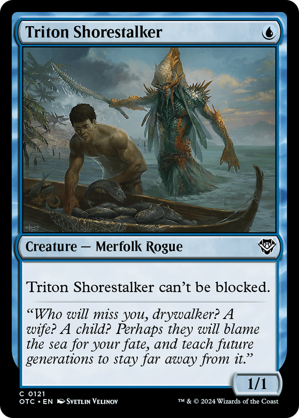 Triton Shorestalker (121) [Outlaws of Thunder Junction Commander] - Deck Out Gaming