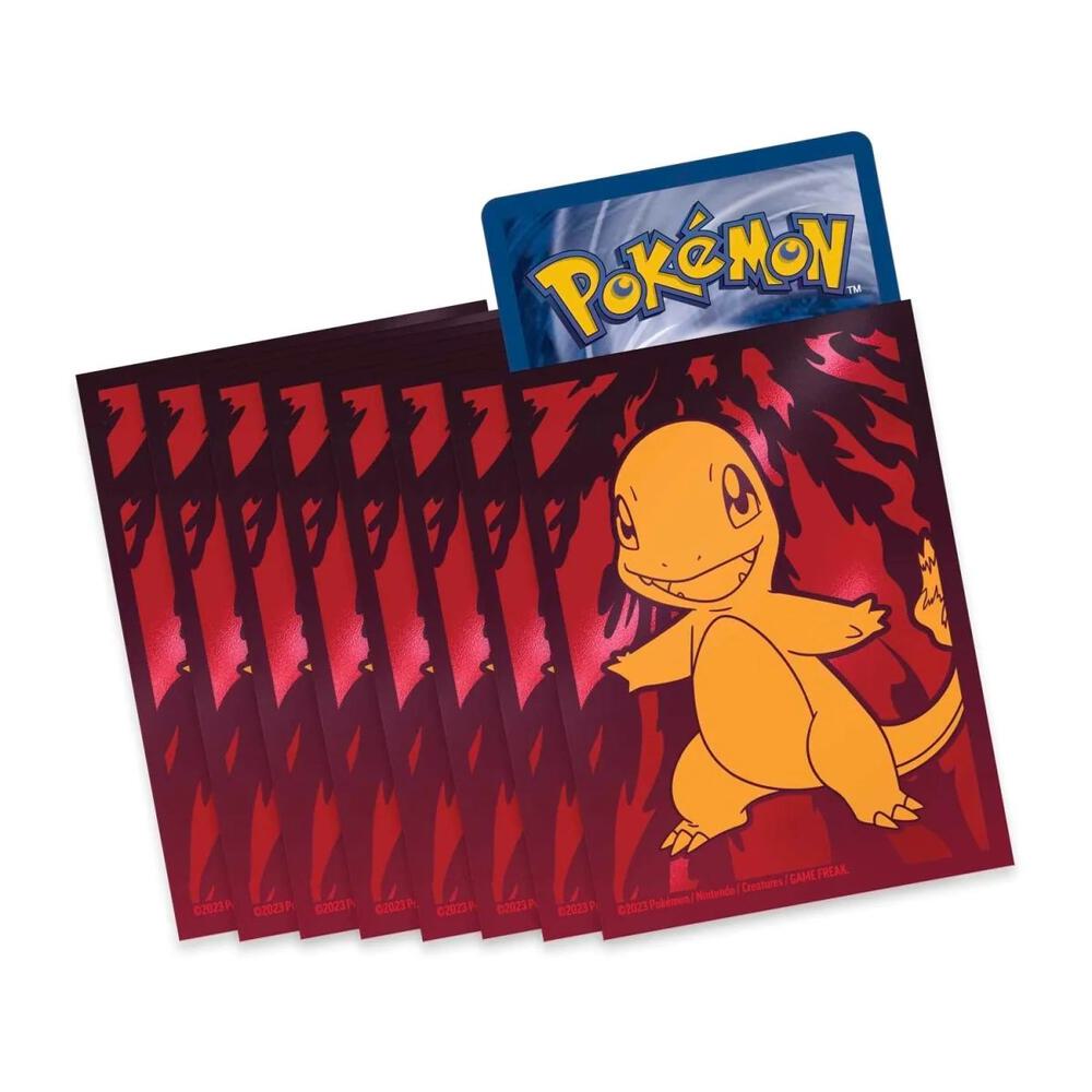 Pokemon Obsidian Flames Elite Trainer Box Card Sleeves - 65 Count - Deck Out Gaming