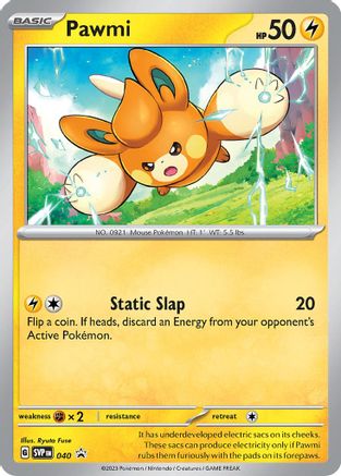 Pawmi - 040 (40) [SV: Scarlet & Violet Promo Cards] Holofoil - Deck Out Gaming