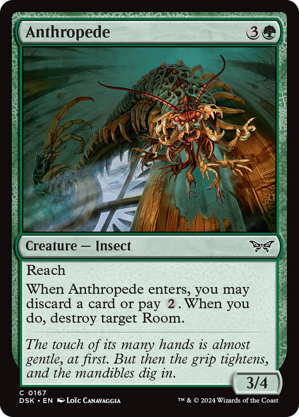Anthropede (167) [Duskmourn: House of Horror] - Deck Out Gaming