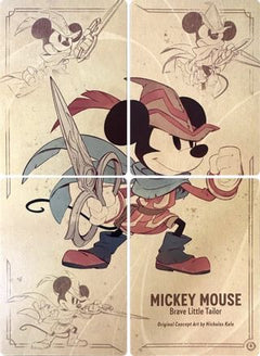 Mickey Mouse - Brave Little Tailor Puzzle Insert (Set of 4)  [The First Chapter]-1