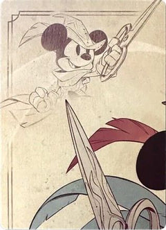 Mickey Mouse - Brave Little Tailor Puzzle Insert (Top Left)  [The First Chapter]-1