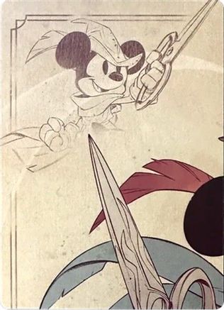 Mickey Mouse - Brave Little Tailor Puzzle Insert (Top Left)  [The First Chapter]-1