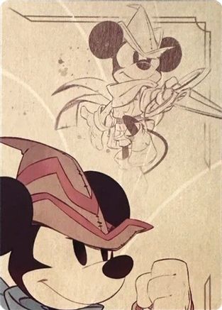 Mickey Mouse - Brave Little Tailor Puzzle Insert (Top Right)  [The First Chapter]