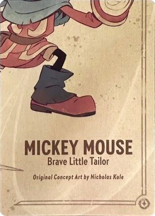 Mickey Mouse - Brave Little Tailor Puzzle Insert (Bottom Right)  [The First Chapter]
