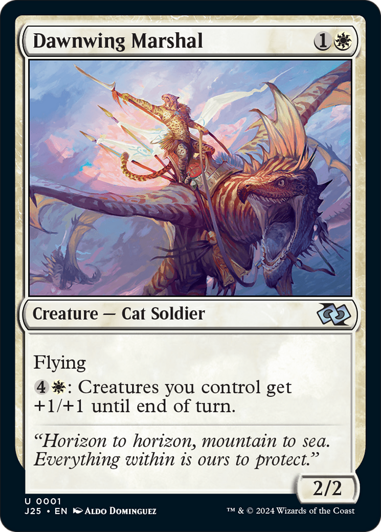 Dawnwing Marshal (1) [Foundations Jumpstart] - Deck Out Gaming