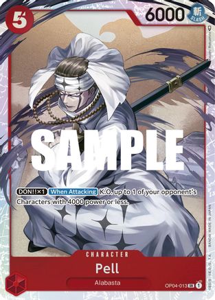 Pell (OP04-013) [Kingdoms of Intrigue] Foil - Deck Out Gaming