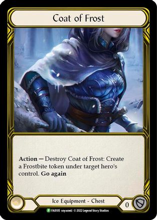 Coat of Frost (Golden) - FAB105 (FAB105) [Flesh and Blood: Promo Cards] Cold Foil - Deck Out Gaming