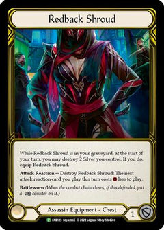 Redback Shroud (Golden) - FAB123 (FAB123) [Flesh and Blood: Promo Cards] Cold Foil-1