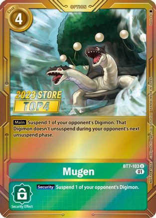 Mugen (2023 Store Top 4) (BT7-103) [Next Adventure] Foil - Deck Out Gaming