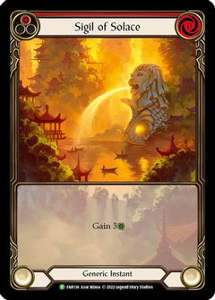 Sigil of Solace - FAB136 (FAB136) [Flesh and Blood: Promo Cards] Rainbow Foil - Deck Out Gaming