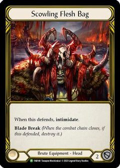 Scowling Flesh Bag (Golden) - FAB140 (FAB140) [Flesh and Blood: Promo Cards] Cold Foil - Deck Out Gaming