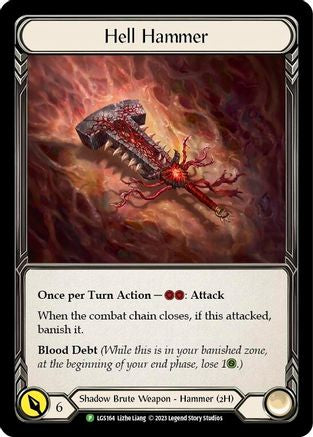 Hell Hammer - LGS164 (LGS164) [Flesh and Blood: Promo Cards] Cold Foil - Deck Out Gaming