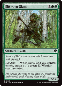 Elfsworn Giant (103) [Foundations] foil - Deck Out Gaming