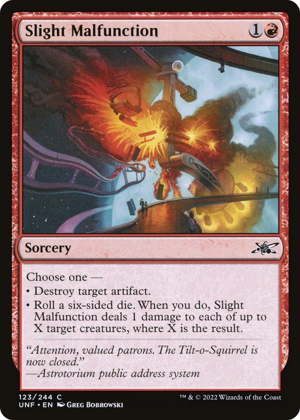 Slight Malfunction (123) [Unfinity] foil - Deck Out Gaming