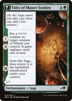 Tales of Master Seshiro (210) [Kamigawa: Neon Dynasty] foil - Deck Out Gaming