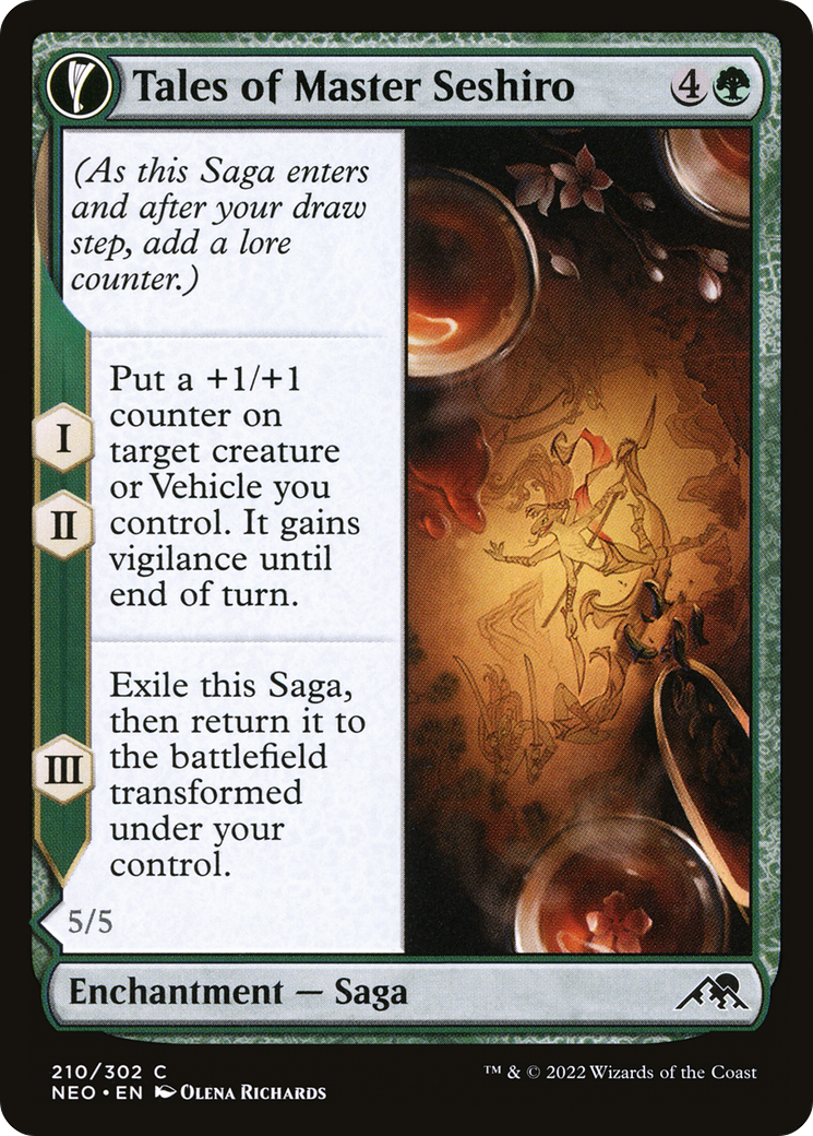 Tales of Master Seshiro (210) [Kamigawa: Neon Dynasty] foil - Deck Out Gaming