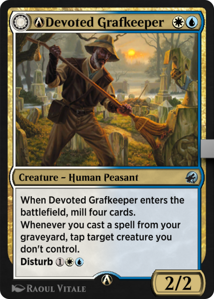 A-Devoted Grafkeeper // A-Departed Soulkeeper (A-218) [Innistrad: Midnight Hunt] - Deck Out Gaming
