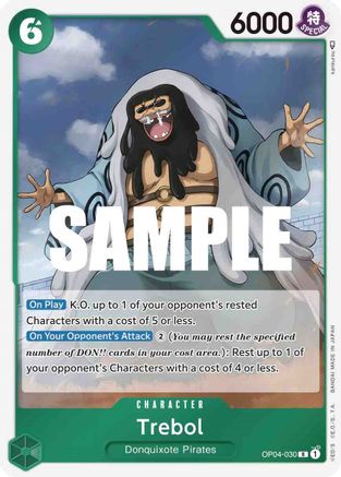 Trebol (OP04-030) [Kingdoms of Intrigue] Foil - Deck Out Gaming