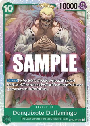 Donquixote Doflamingo (031) (OP04-031) [Kingdoms of Intrigue] Foil - Deck Out Gaming