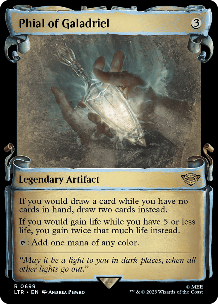 Phial of Galadriel (Showcase Scrolls) (699) [The Lord of the Rings: Tales of Middle-earth] foil - Deck Out Gaming