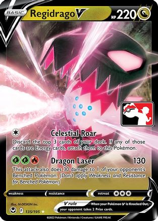 Regidrago V (135) [Prize Pack Series Cards] Holofoil - Deck Out Gaming