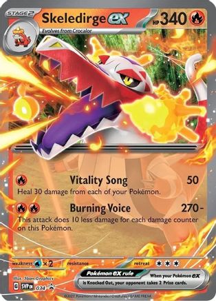 Skeledirge ex - 034 (34) [SV: Scarlet & Violet Promo Cards] Holofoil - Deck Out Gaming