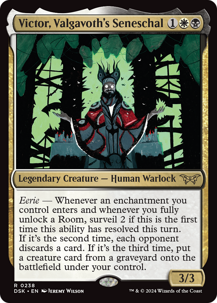 Victor, Valgavoth's Seneschal (238) [Duskmourn: House of Horror] foil - Deck Out Gaming