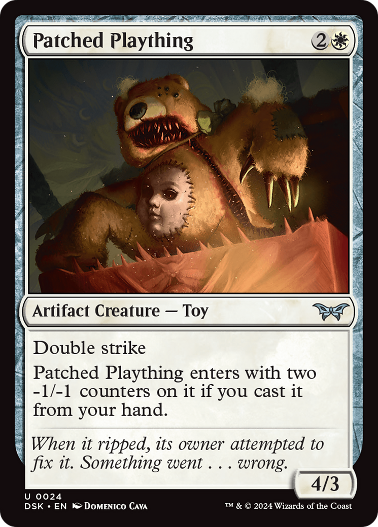Patched Plaything (24) [Duskmourn: House of Horror] - Deck Out Gaming