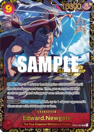 Edward.Newgate (Championship 2023) (OP02-004) [One Piece Promotion Cards] Foil - Deck Out Gaming