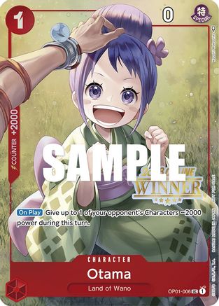 Otama (Online Regional 2023) [Winner] (OP01-006) [One Piece Promotion Cards] - Deck Out Gaming