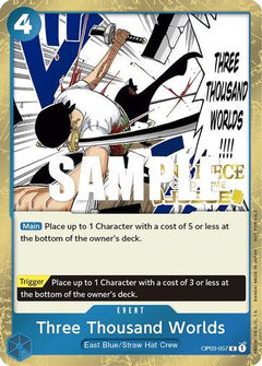 Three Thousand Worlds (Judge Pack Vol. 2) (OP03-057) [One Piece Promotion Cards] Foil - Deck Out Gaming