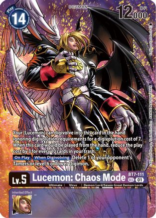 Lucemon: Chaos Mode (Premium Binder Set) (BT7-111) [Next Adventure] Foil - Deck Out Gaming