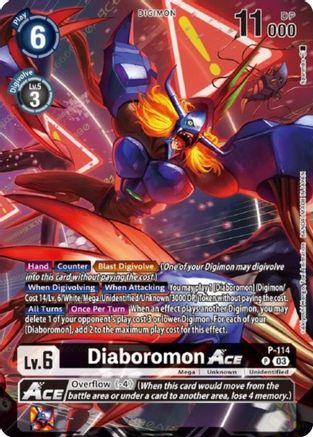 Diaboromon ACE - P-114 (Tamer Goods Set Diaboromon) (P-114) [Digimon Promotion Cards] Foil - Deck Out Gaming