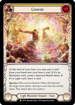Genesis - LGS172 (LGS172) [Flesh and Blood: Promo Cards] Cold Foil - Deck Out Gaming
