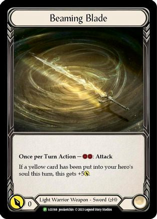 Beaming Blade - LGS168 (LGS168) [Flesh and Blood: Promo Cards] Cold Foil - Deck Out Gaming