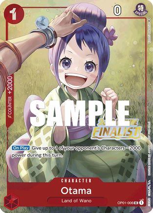 Otama (Offline Regional 2023) [Finalist] (OP01-006) [One Piece Promotion Cards] Foil - Deck Out Gaming