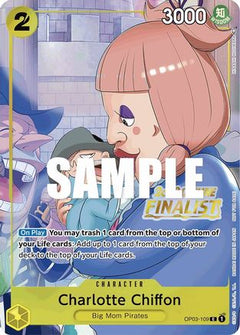 Charlotte Chiffon (Offline Regional 2023) [Finalist] (OP03-109) [One Piece Promotion Cards] Foil - Deck Out Gaming