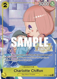 Charlotte Chiffon (Offline Regional 2023) [Winner] (OP03-109) [One Piece Promotion Cards] - Deck Out Gaming