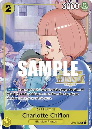 Charlotte Chiffon (Offline Regional 2023) [Winner] (OP03-109) [One Piece Promotion Cards] - Deck Out Gaming